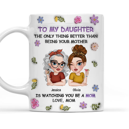 A Love Of Mother - Personalized Custom 3D Inflated Effect Mug