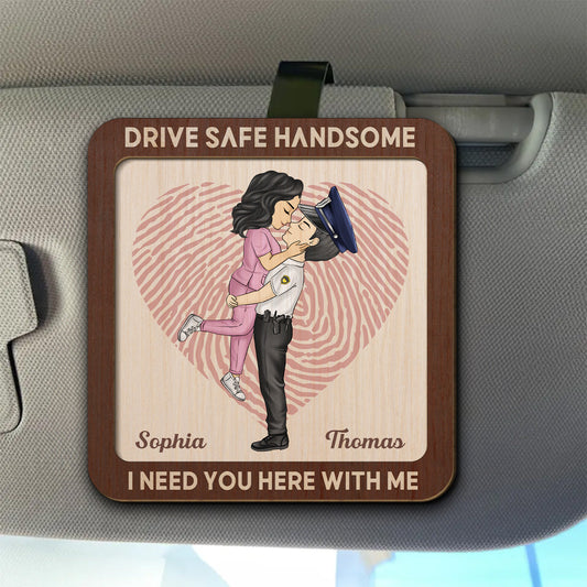 Loving You - Personalized Custom Car Visor Clip