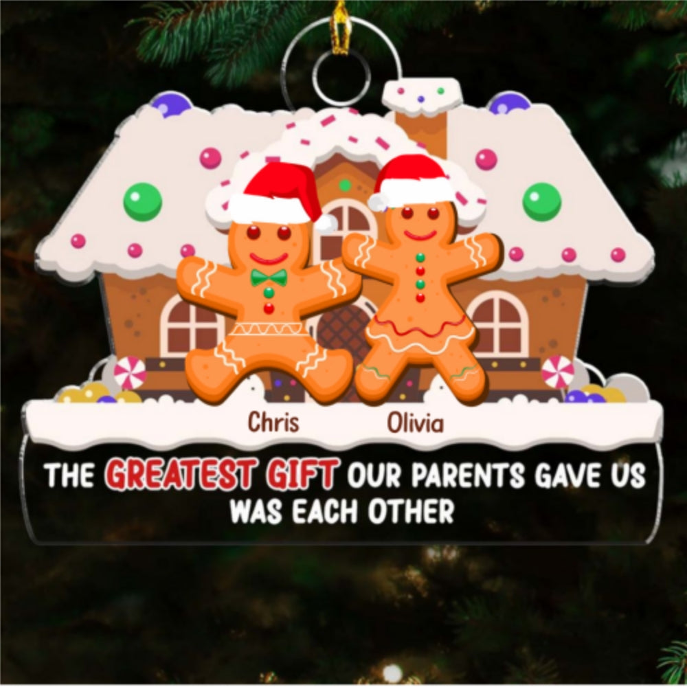 The Greatest Gift Of Christmas - Personalized Custom Acrylic Ornament