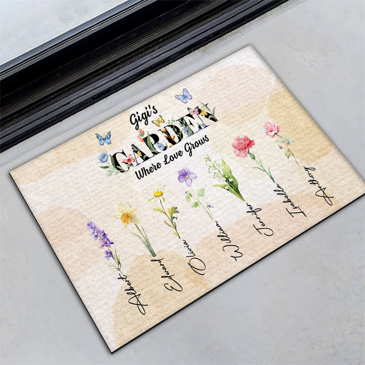 Grandma Garden - Personalized Custom Doormat