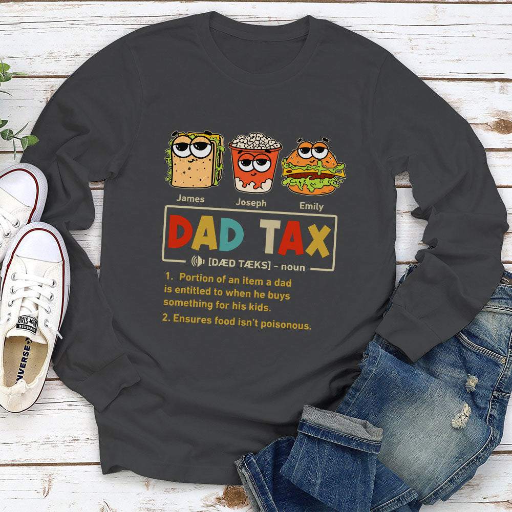Taste Test Approved By Dad - Personalized Custom Shirt