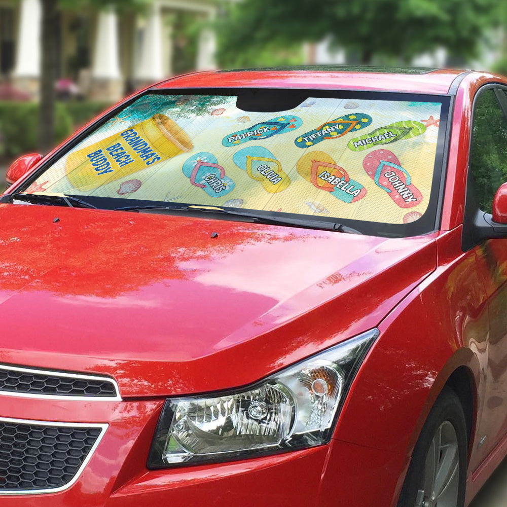 Grandma Beach Buddy - Personalized Custom Car Sunshade
