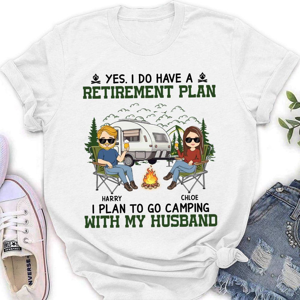 Camping With My Love - Personalized Custom Shirt