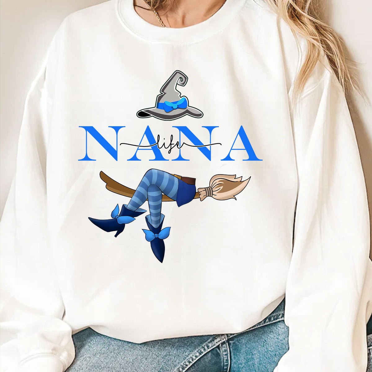 Grandma Life Witch Sweatshirt - Personalized Custom Sweatshirt