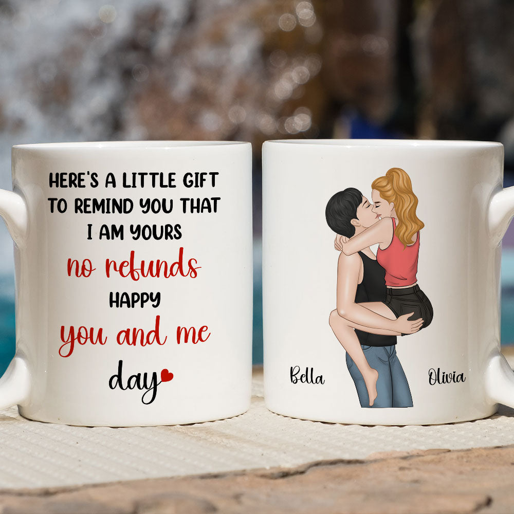 Here Is A Little Gift To Remind You - Personalized Custom Coffee Mug