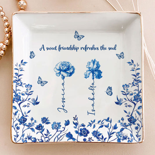 Sweet Friendship - Personalized Custom Jewelry Dish