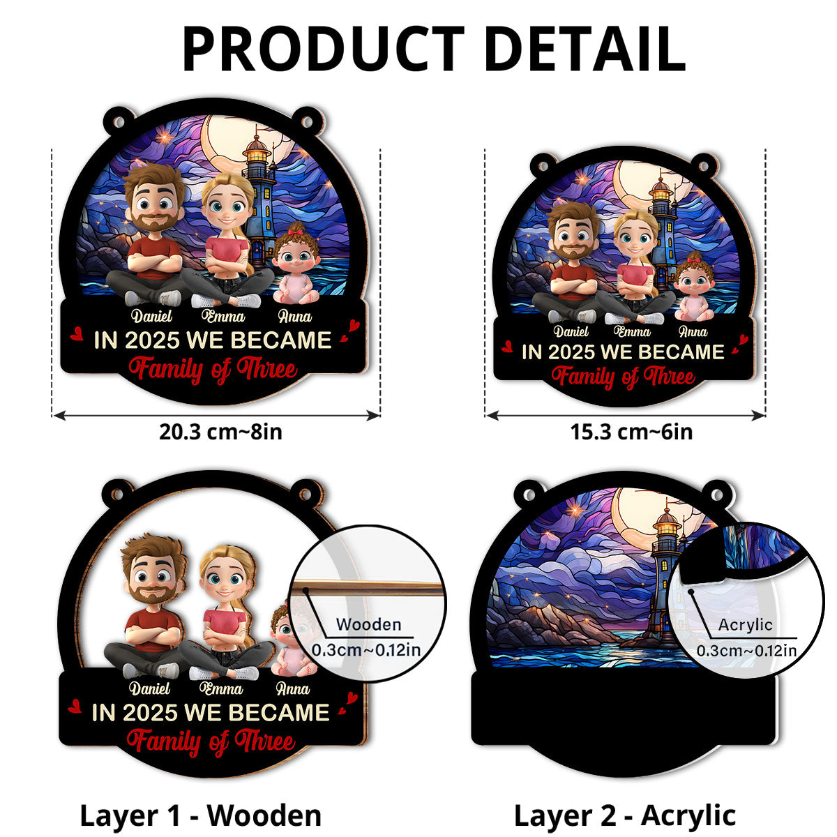 A New Chapter Begins 2025 - Personalized Custom Suncatcher