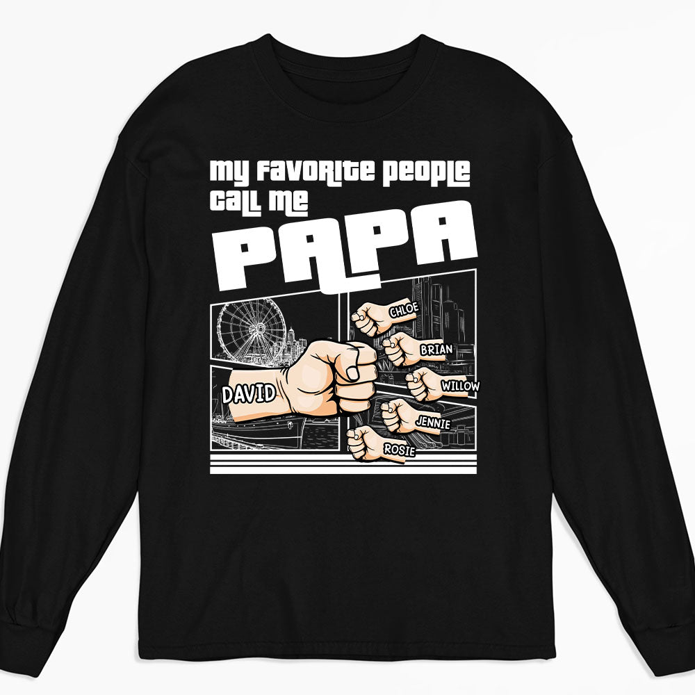 Best Grandpa Ever - Personalized Custom Shirt