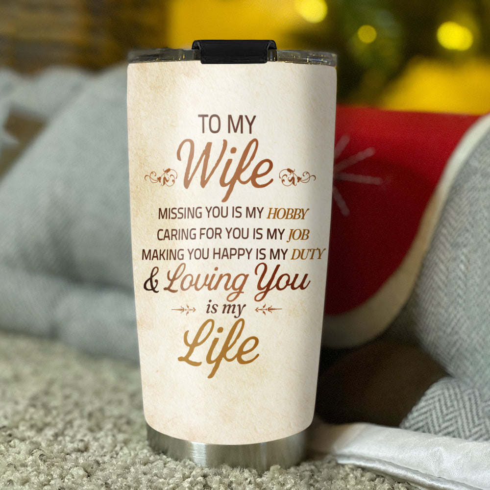 My Life With You - Personalized Custom Tumbler