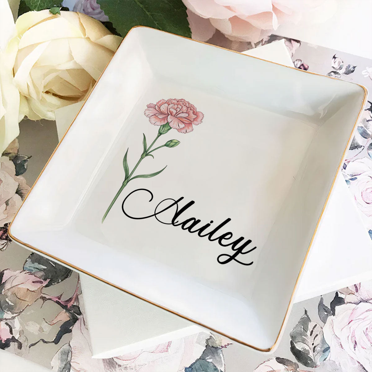 True Friends Endless Beauty - Personalized Custom Jewelry Dish