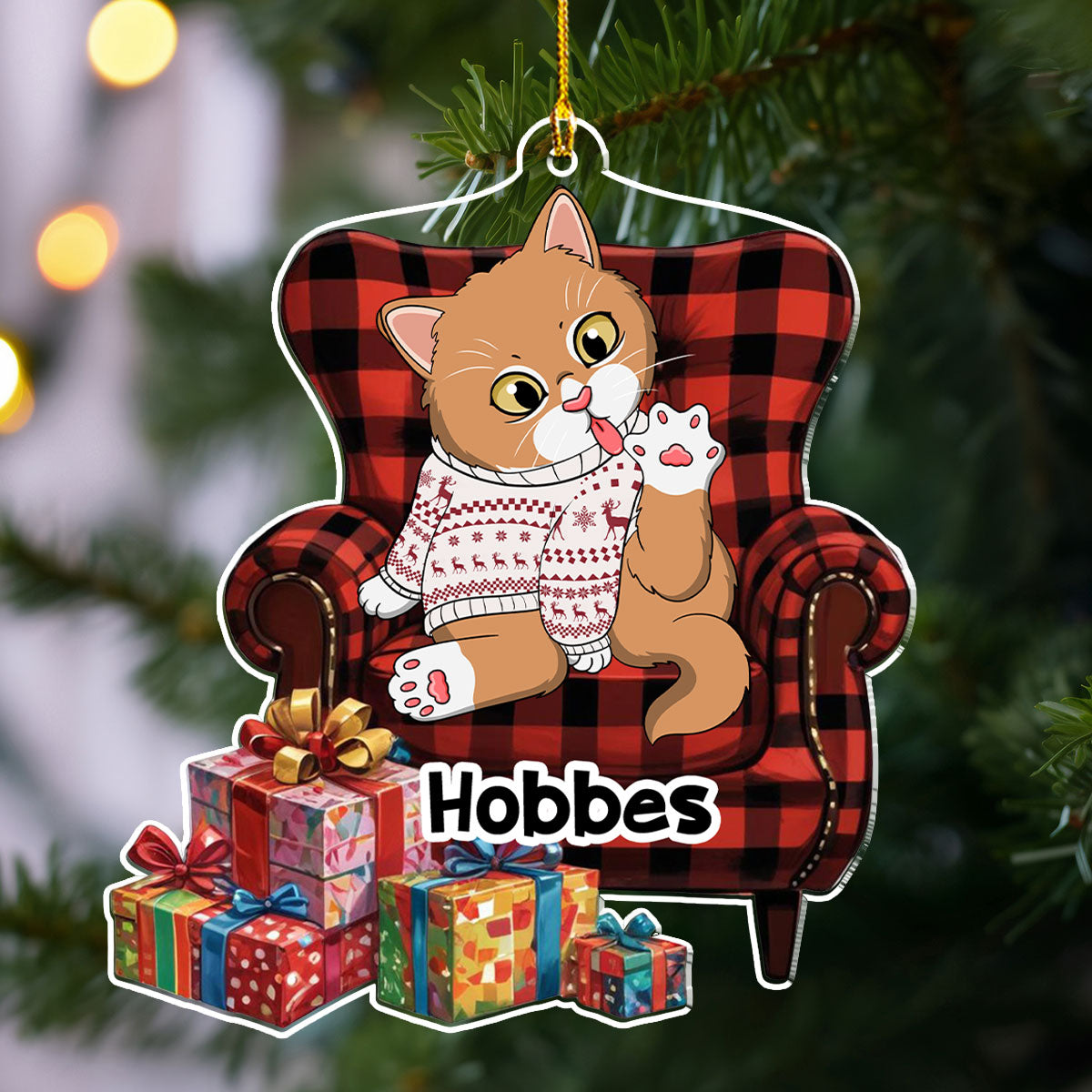 Whisker Wonderland - Personalized Custom Acrylic Ornament