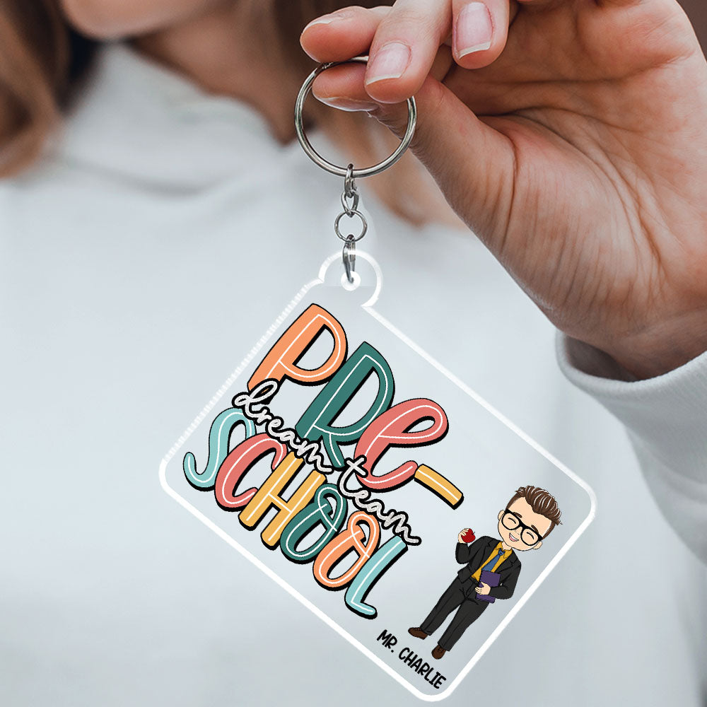 Back To School - Personalized Custom Acrylic Keychain