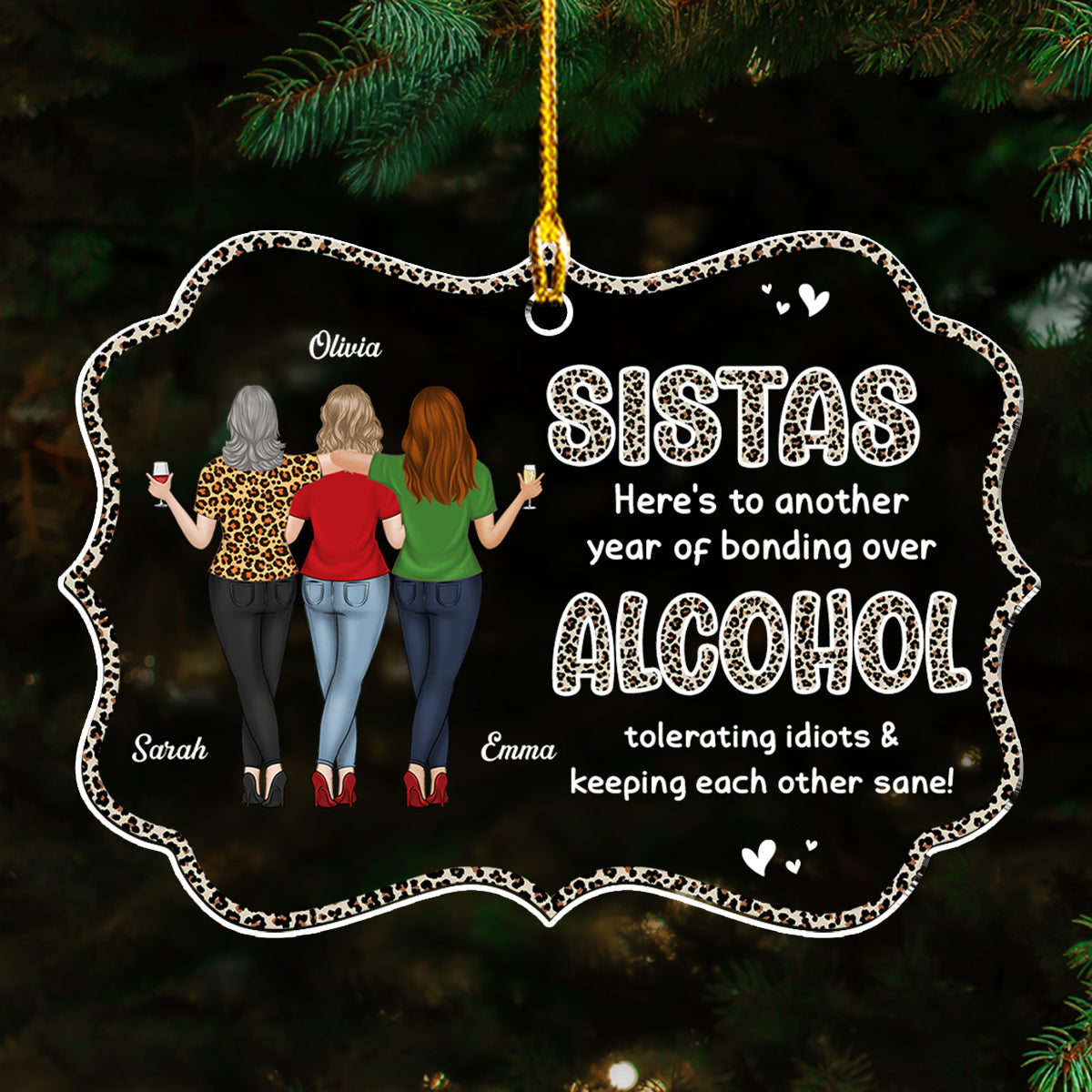 Alcohol Tolerating - Personalized Custom Acrylic Ornament