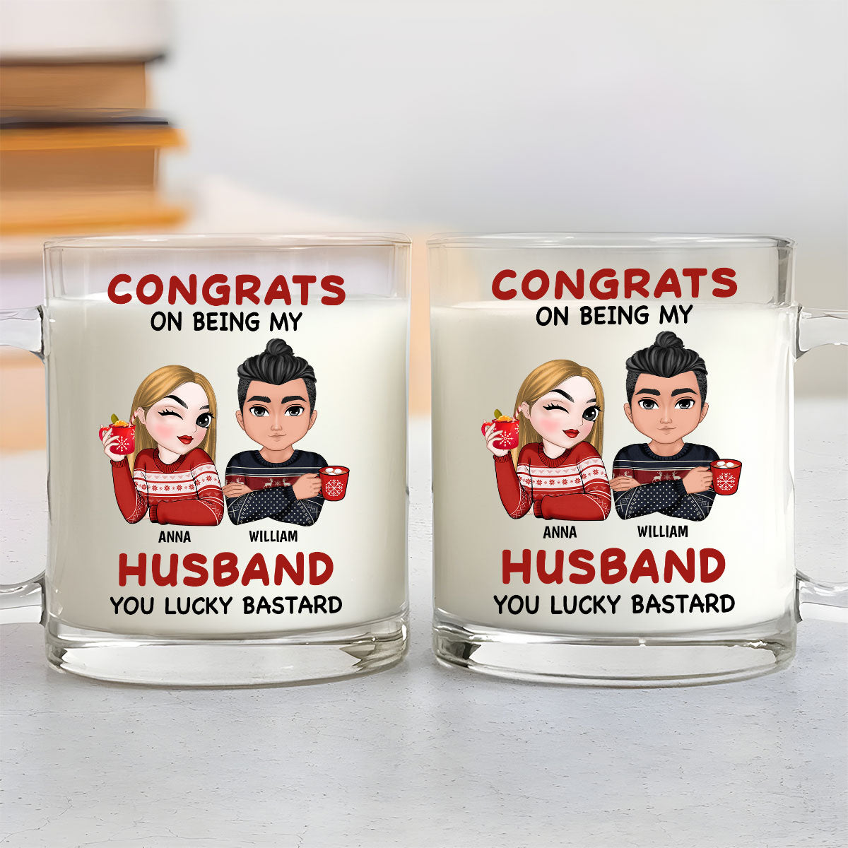 Still Love you - Personalized Custom Glass Mug