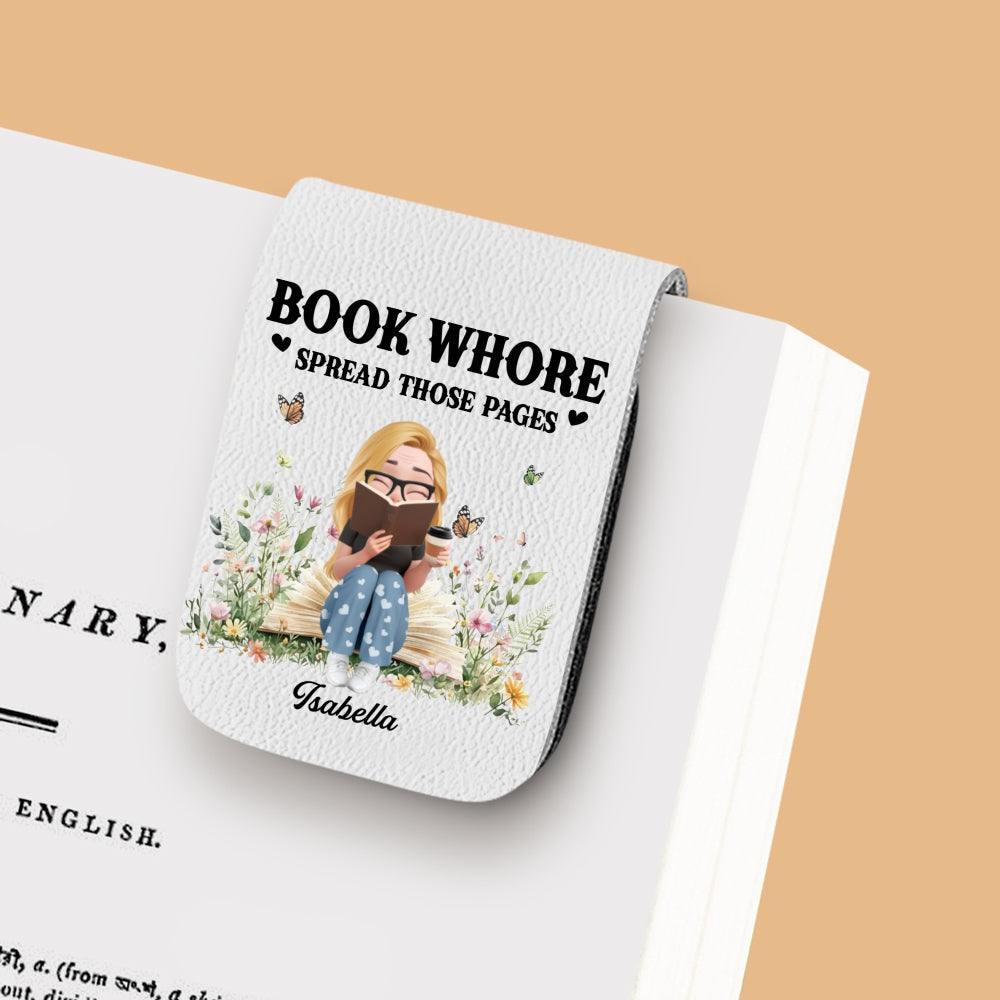 Pages Beg To Be Spread - Personalized Custom Leather Bookmark