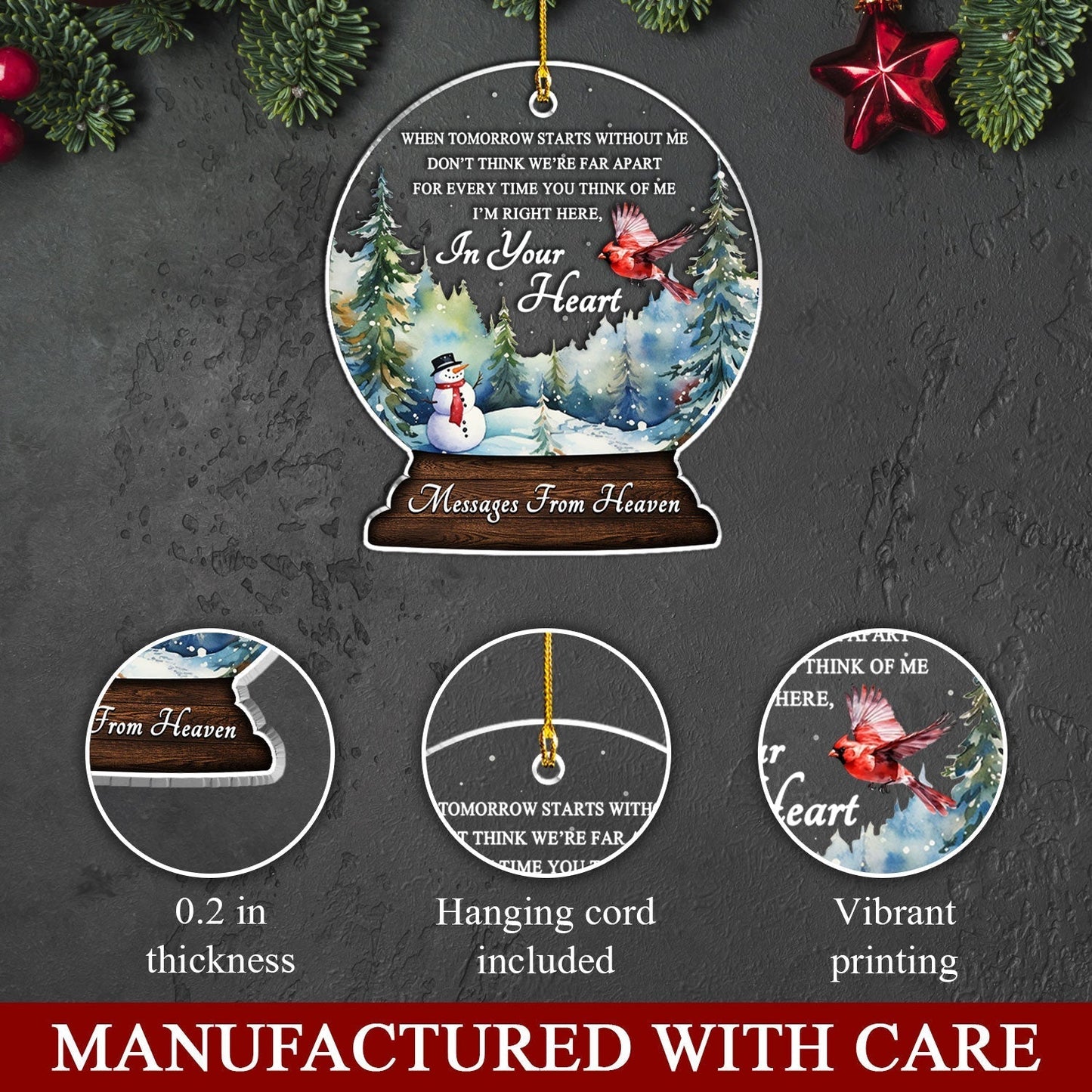 Messages From Heaven - Acrylic Ornament