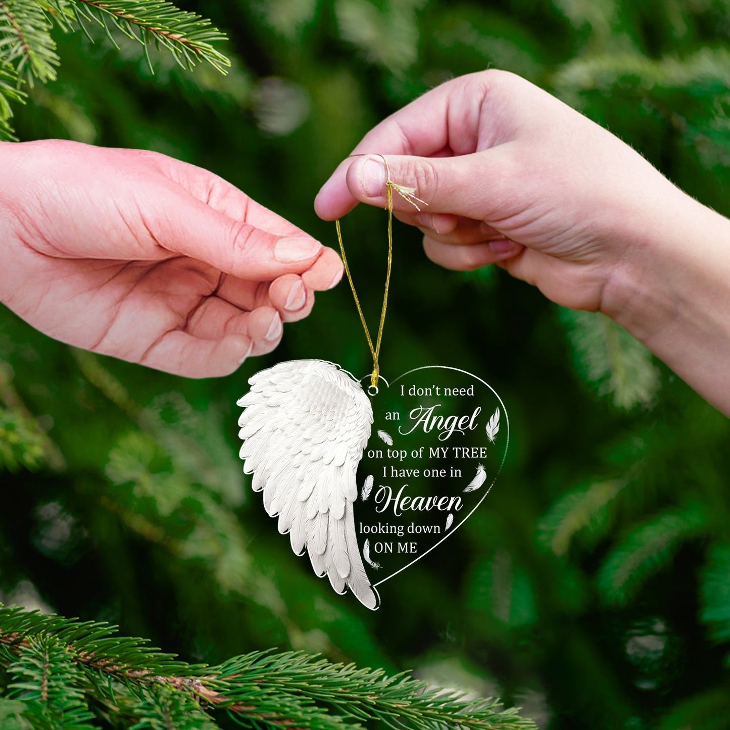 Angel In Heaven - Acrylic Ornament