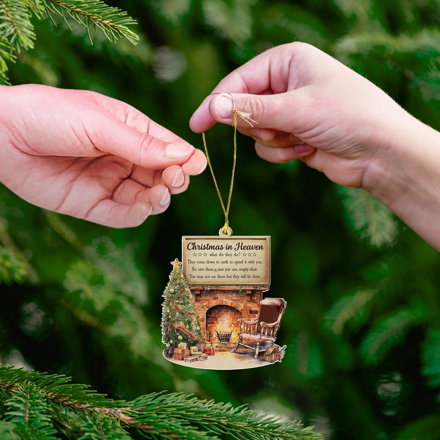 Christmas In Heaven - Acrylic Ornament