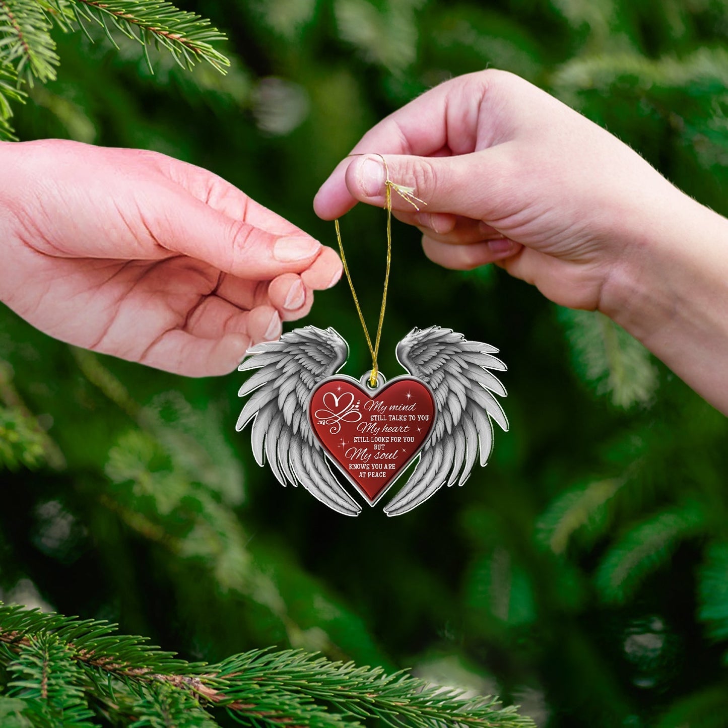 My Mind Talks To You - Acrylic Ornament