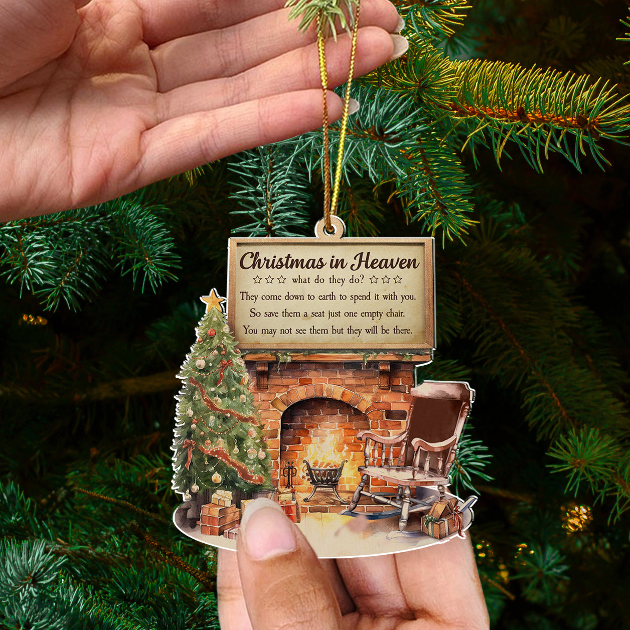 Christmas In Heaven - Acrylic Ornament