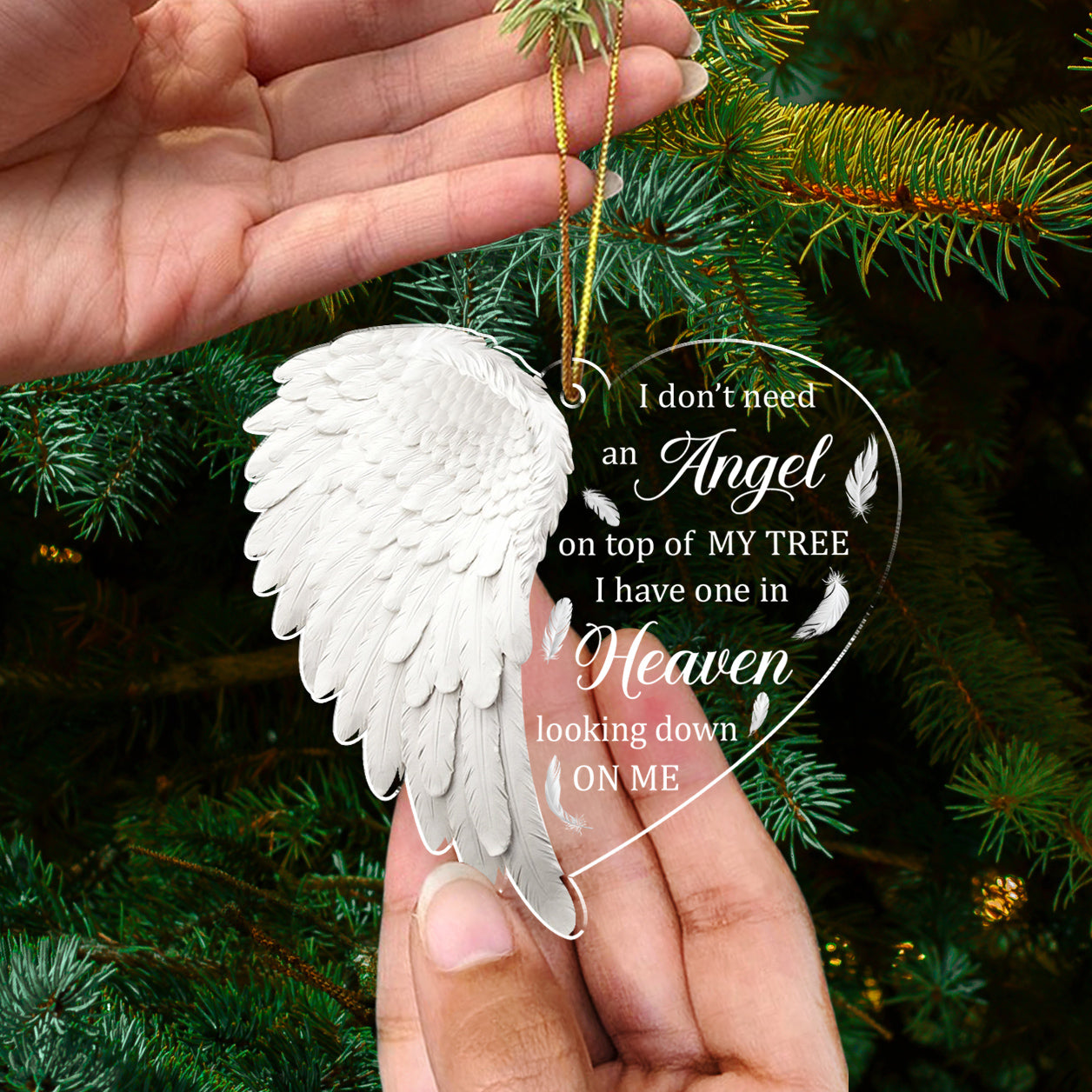 Angel In Heaven - Acrylic Ornament