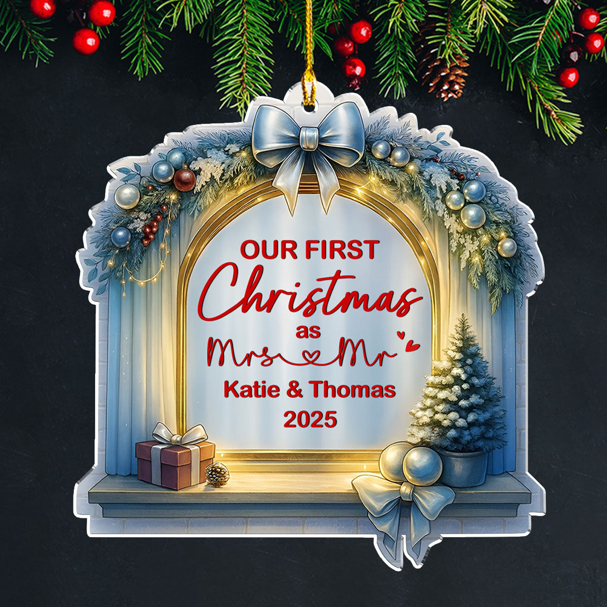 First Christmas - Personalized Custom Acrylic Ornament