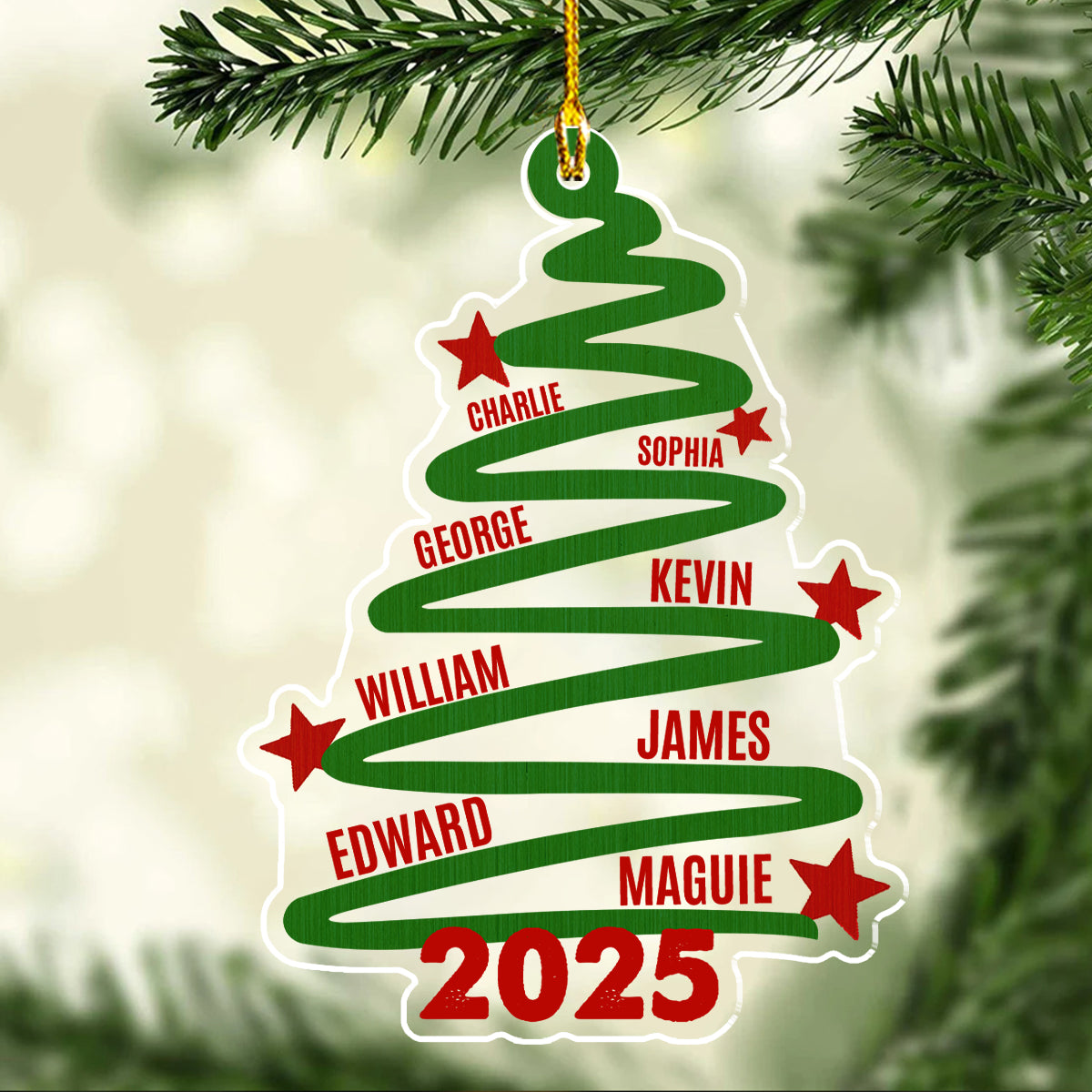 Home Gathering - Personalized Custom Acrylic Ornament