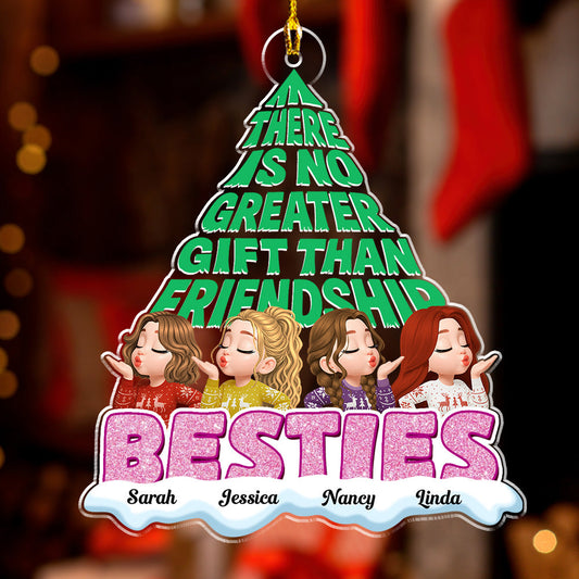 The Gift Of Friendship - Personalized Custom Acrylic Ornament