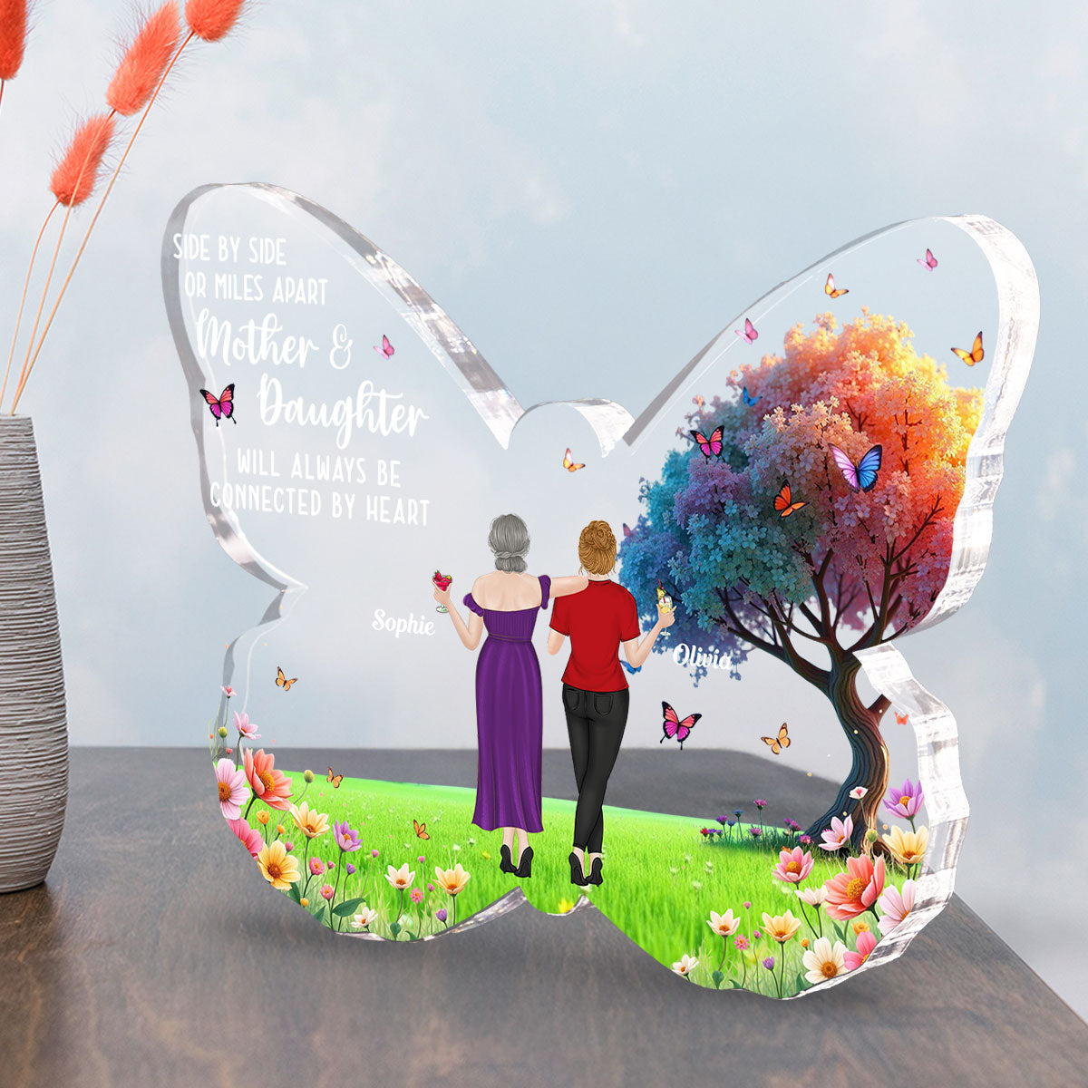 Side By Side - Personalized Custom Acrylic Plaque
