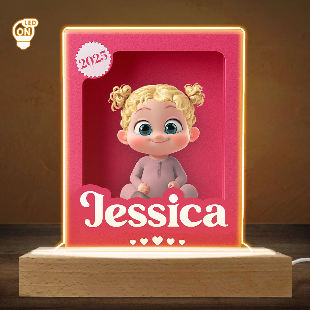 Baby Cute Figure - Personalized Custom LED Light