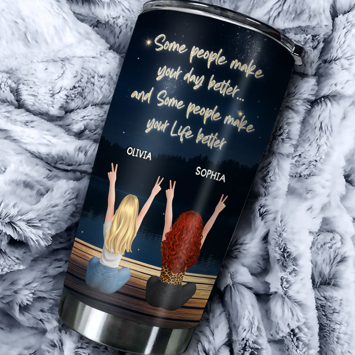 Better With You - Personalized Custom Tumbler