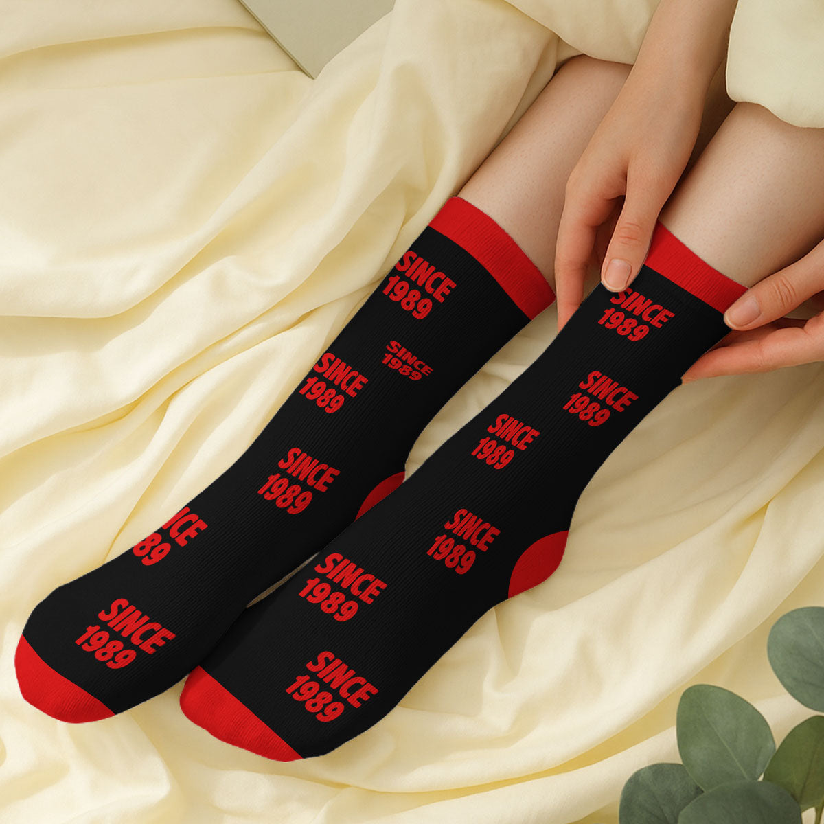 Together Forever - Personalized Custom Crew Socks
