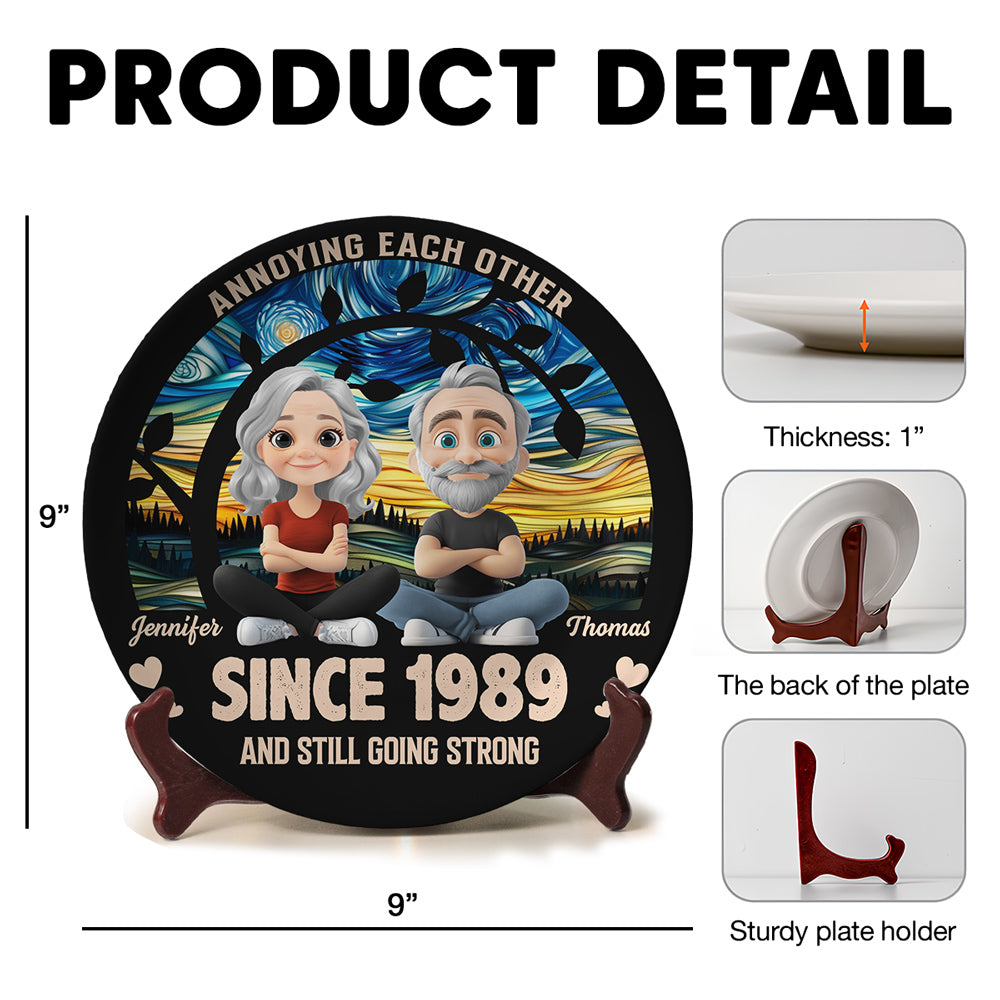 Love You Forever - Personalized Custom Ceramic Plate