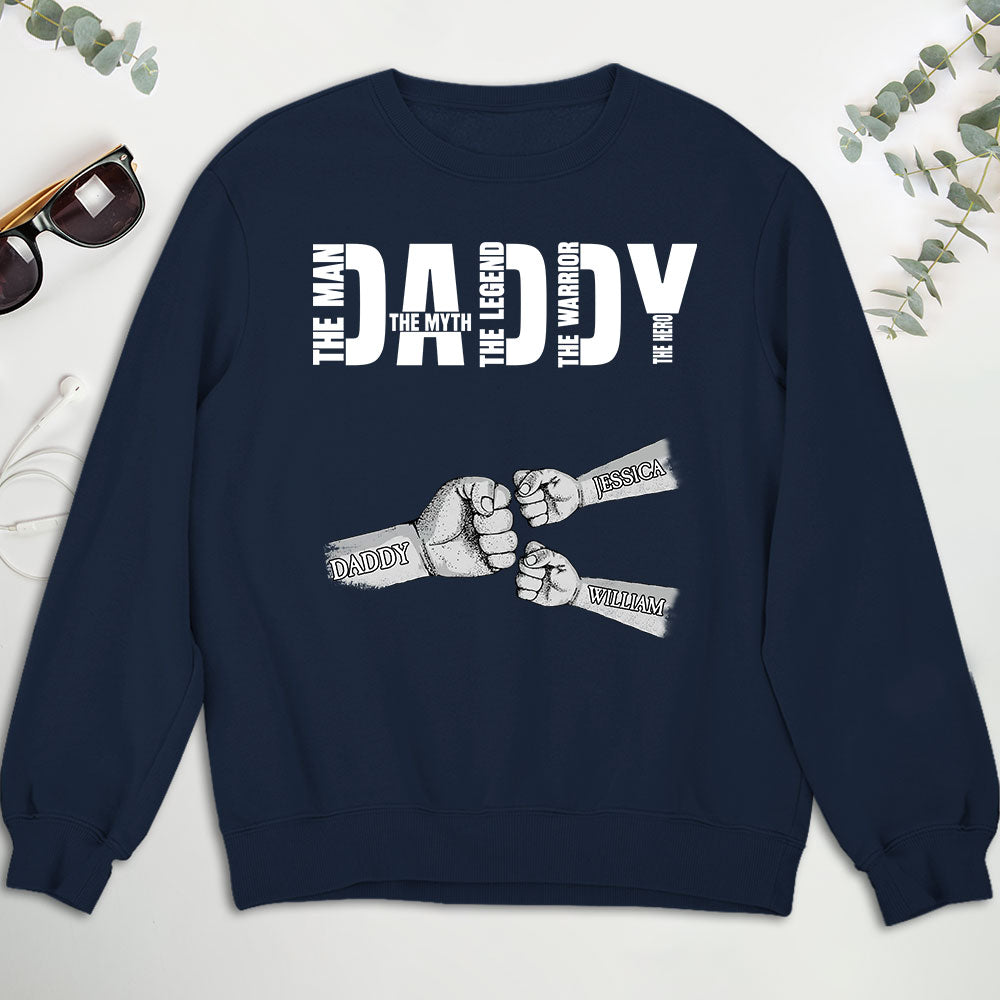 Dad The Man The Myth The Legend - Personalized Custom Shirt
