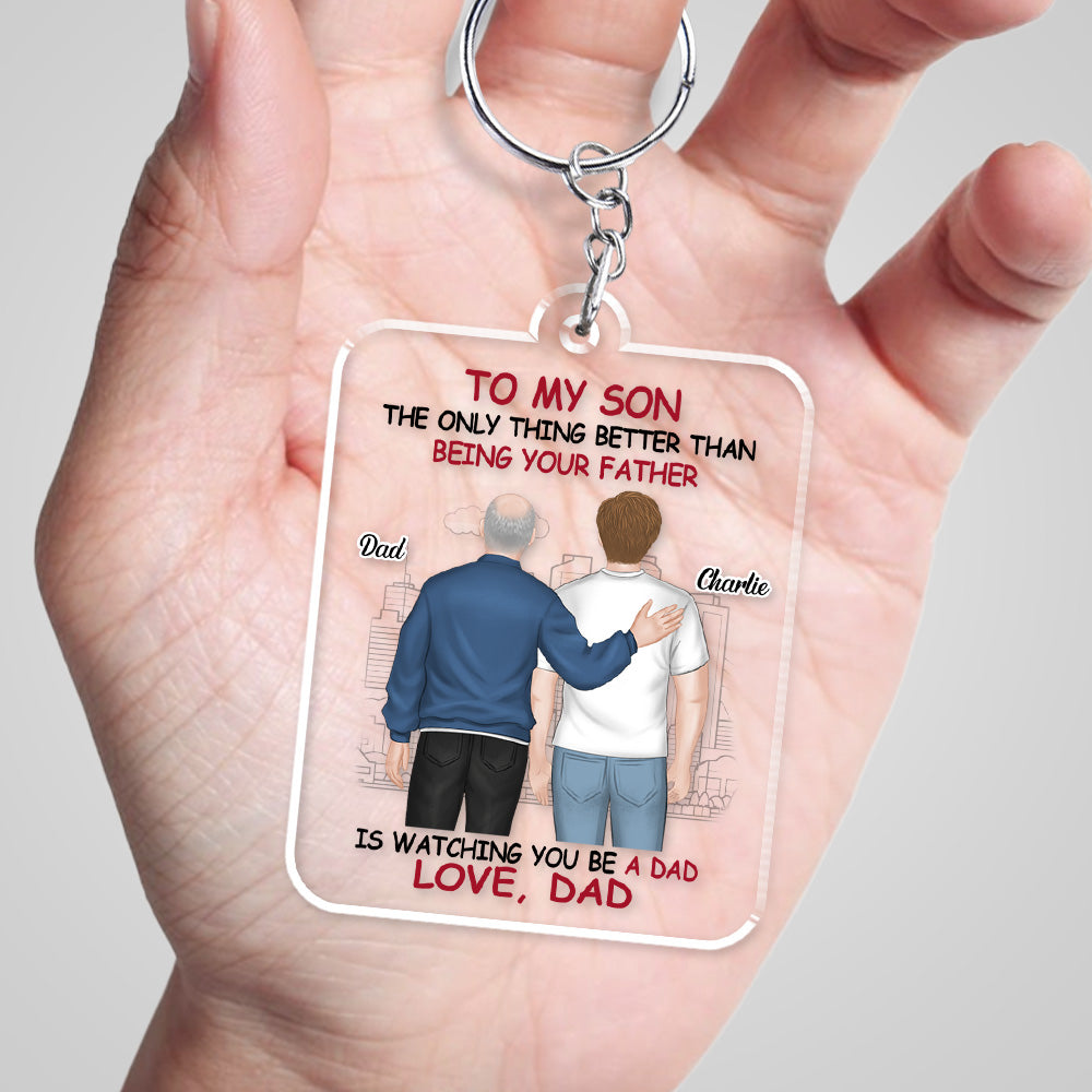 Proud Of You - Personalized Custom Acrylic Keychain
