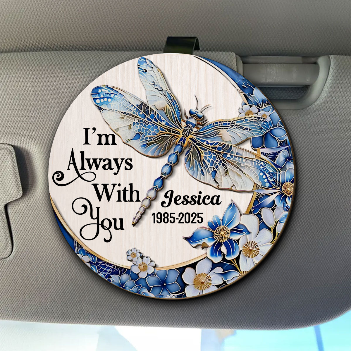 Miss You Every Single Day - Personalized Custom Car Visor Clip