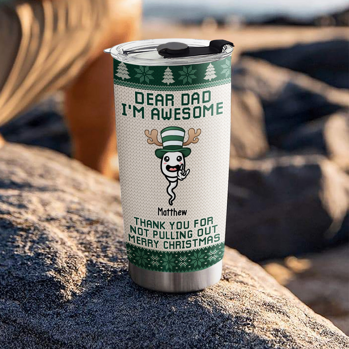 Thank You For Not Pulling Out - Personalized Custom Tumbler