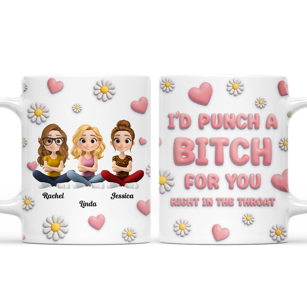 For You Cartoon - Personalized Custom 3D Effect Mug