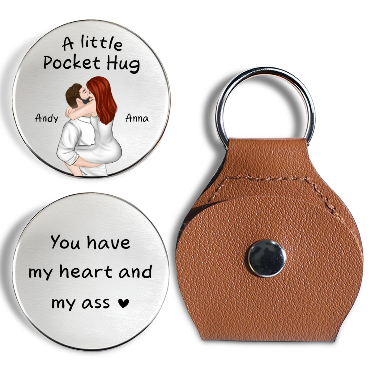 A little Pocket Hug - Personalized Custom Pocket Hug