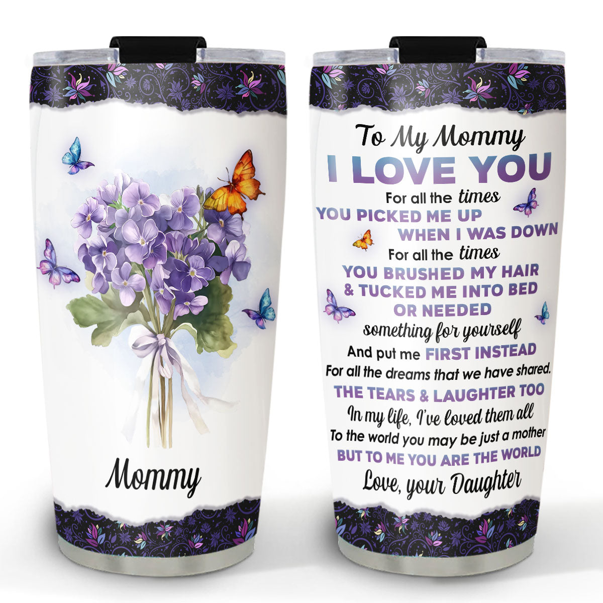 To The Best Mom - Personalized Custom Tumbler