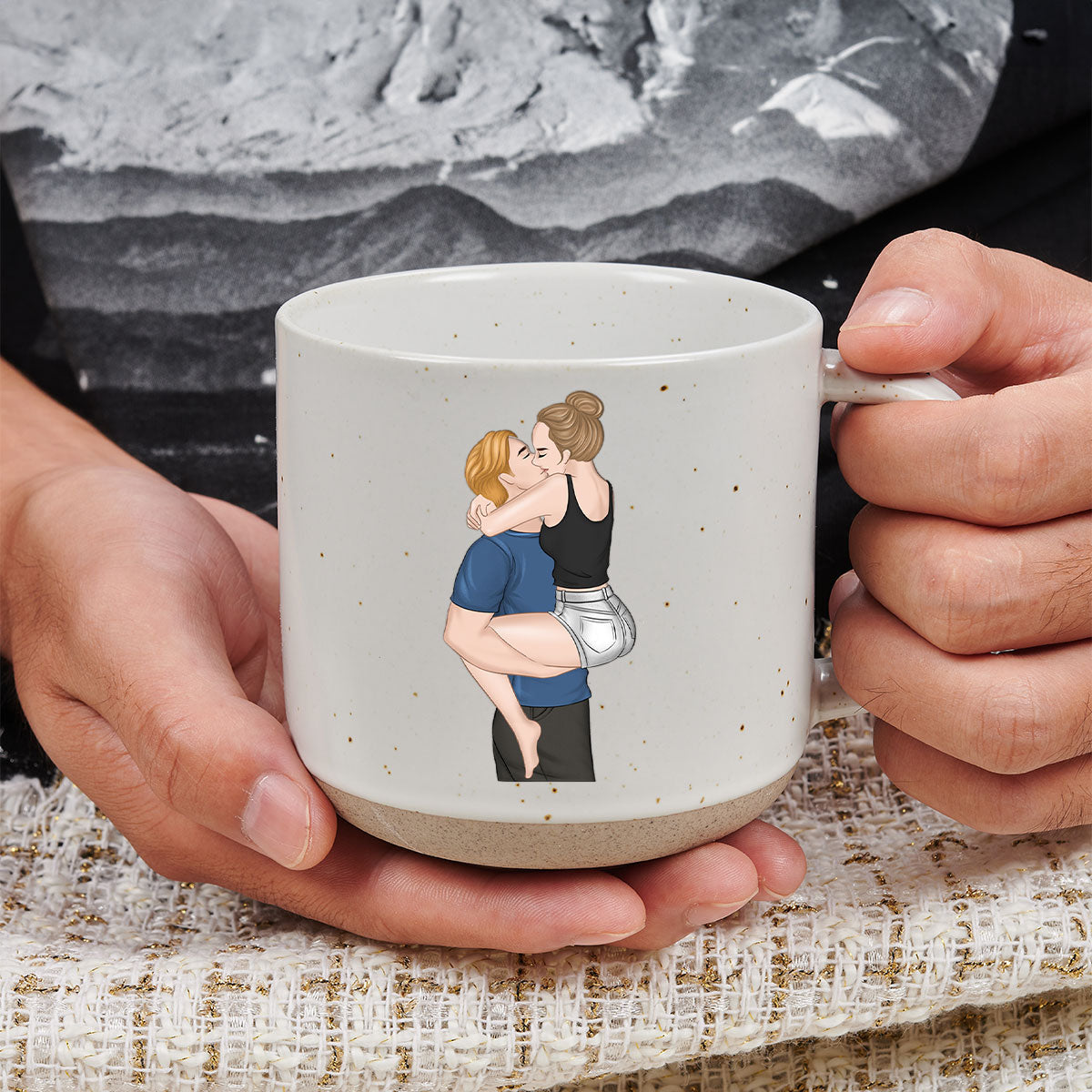 Thanks For All - Personalized Custom Pottery Mug