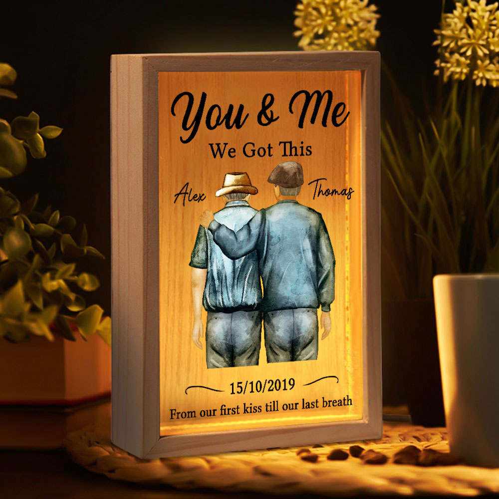 Till Our Last Breath - Personalized Custom Frame Light Box