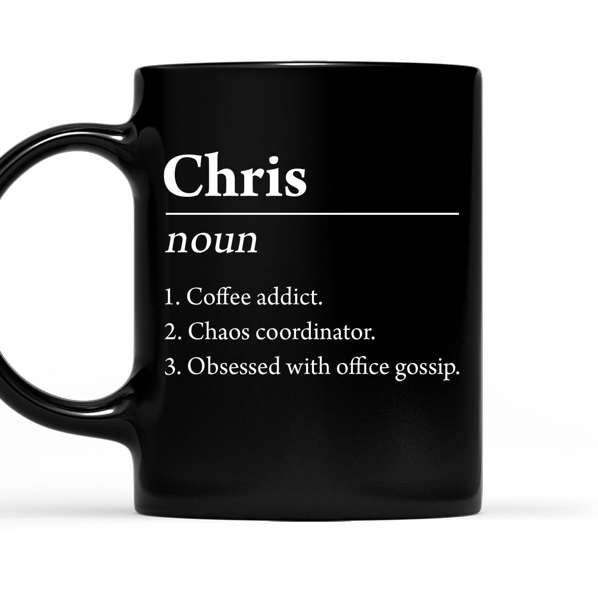 Custom Name Definition - Personalized Custom Coffee Mug