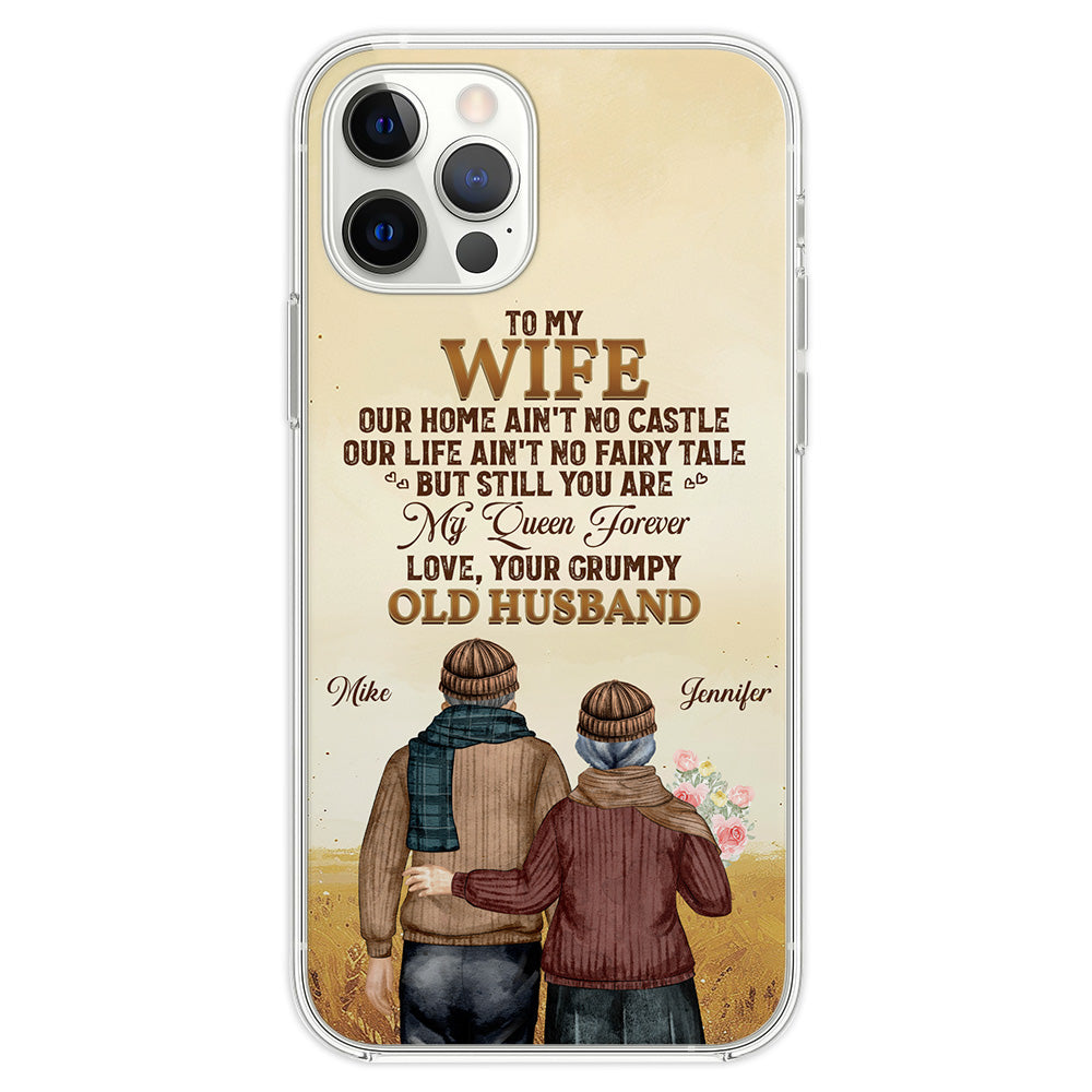 To My Wife You Are My Queen Forever - Personalized Custom Phone Case