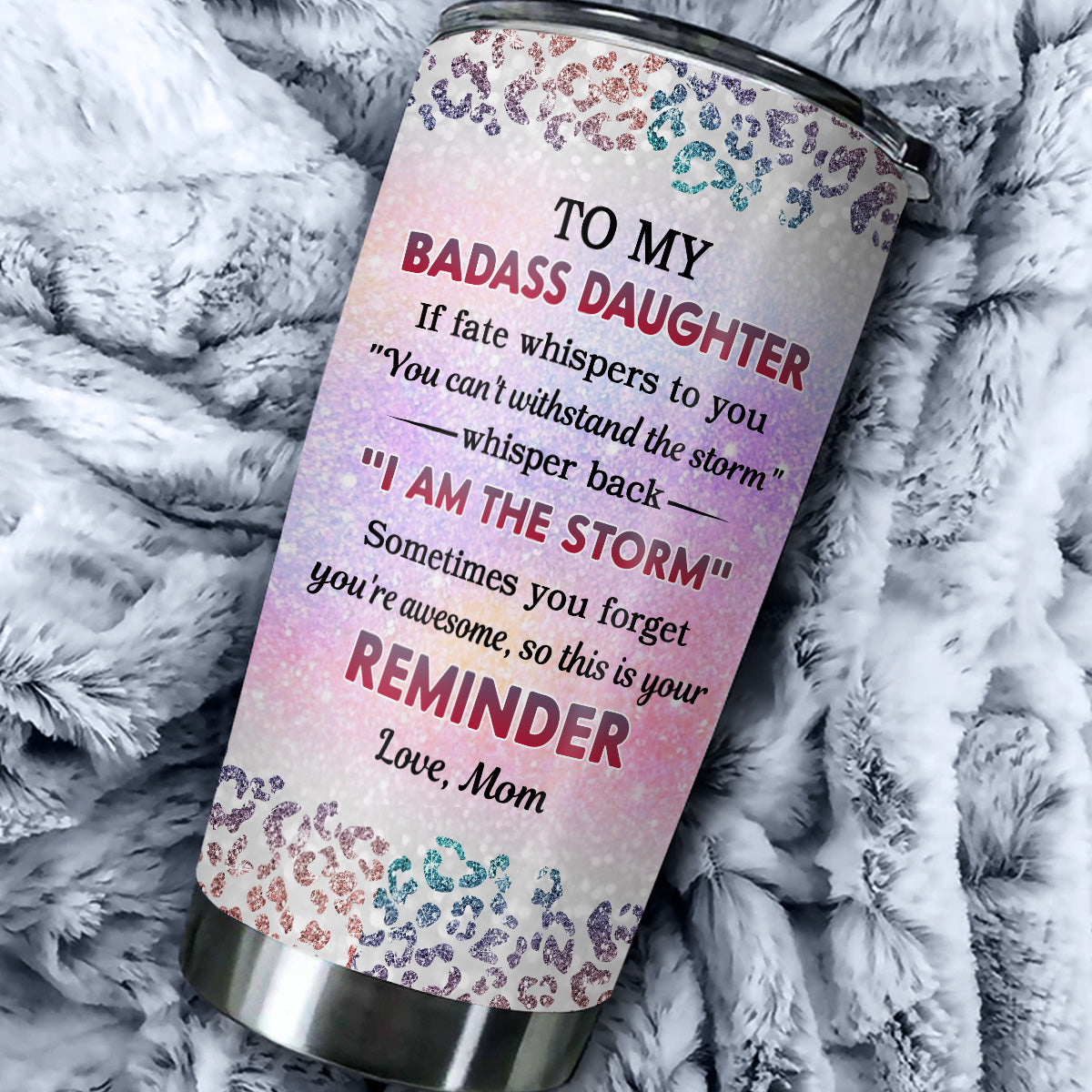 To My Badass Daughter - Personalized Custom Tumbler