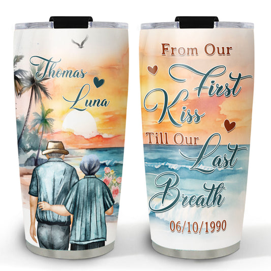 From Our First Kiss - Personalized Custom Tumbler