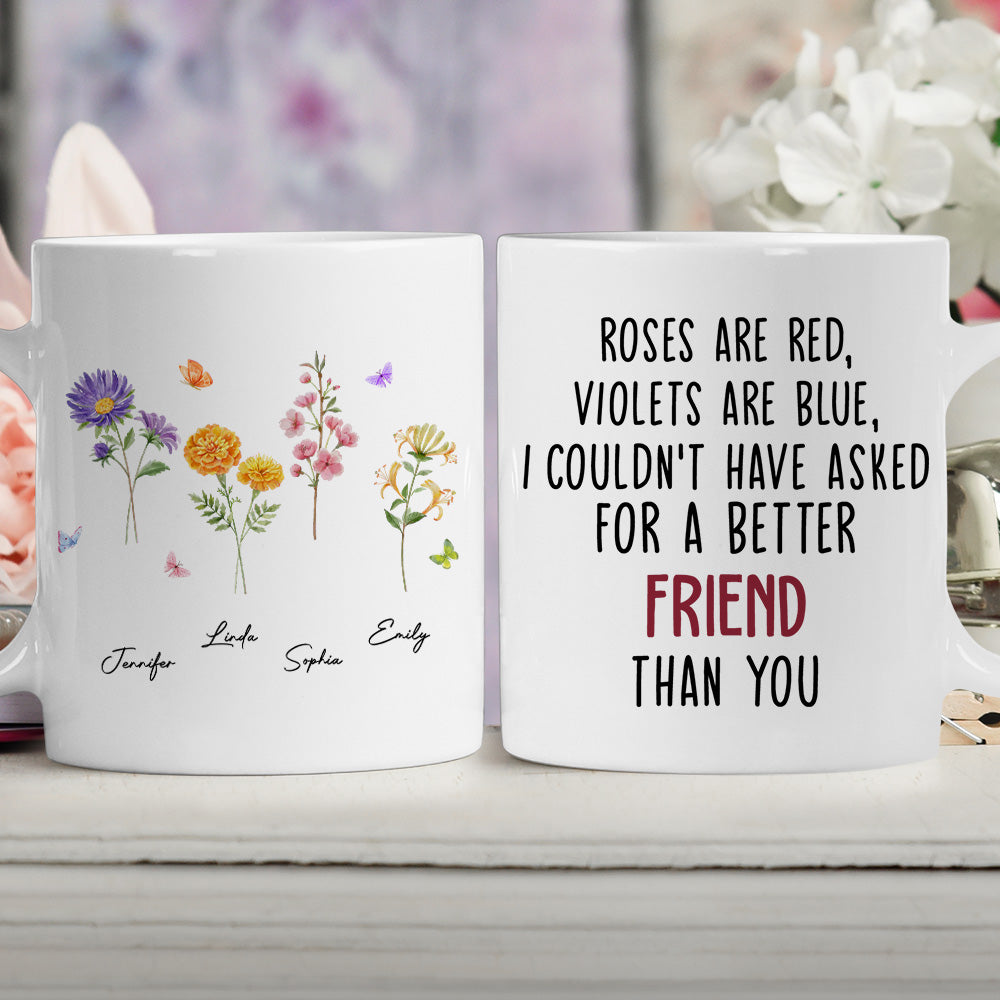 Could Not Have Asked For A Better Sister Than You - Personalized Custom Mug