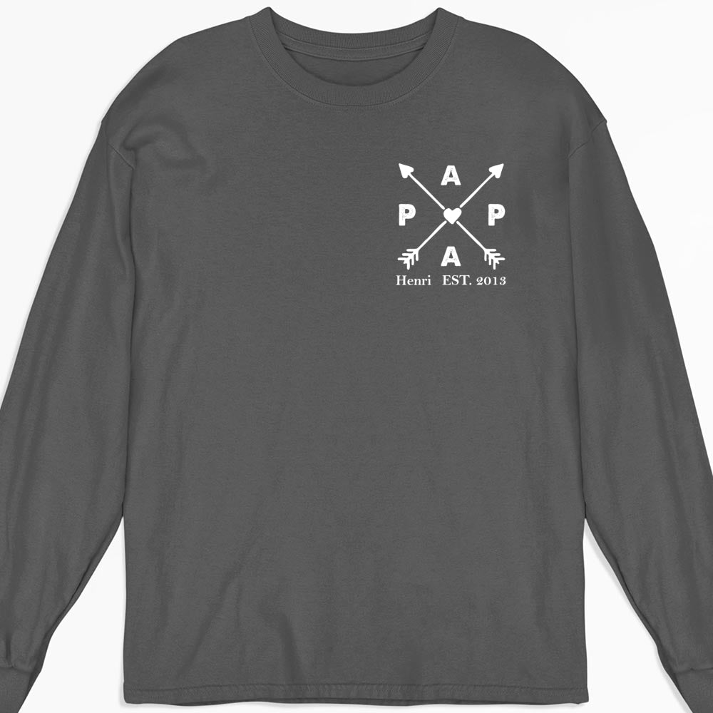 Best Papa Ever - Personalized Custom Shirt