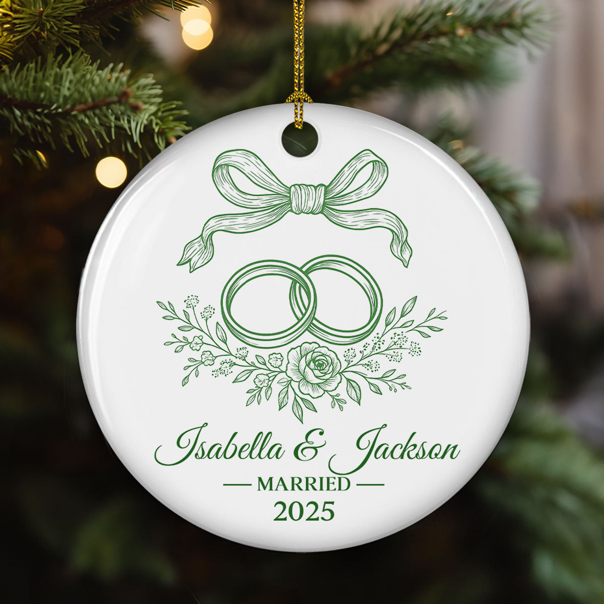 Us Being Us - Personalized Custom Ceramic Ornament