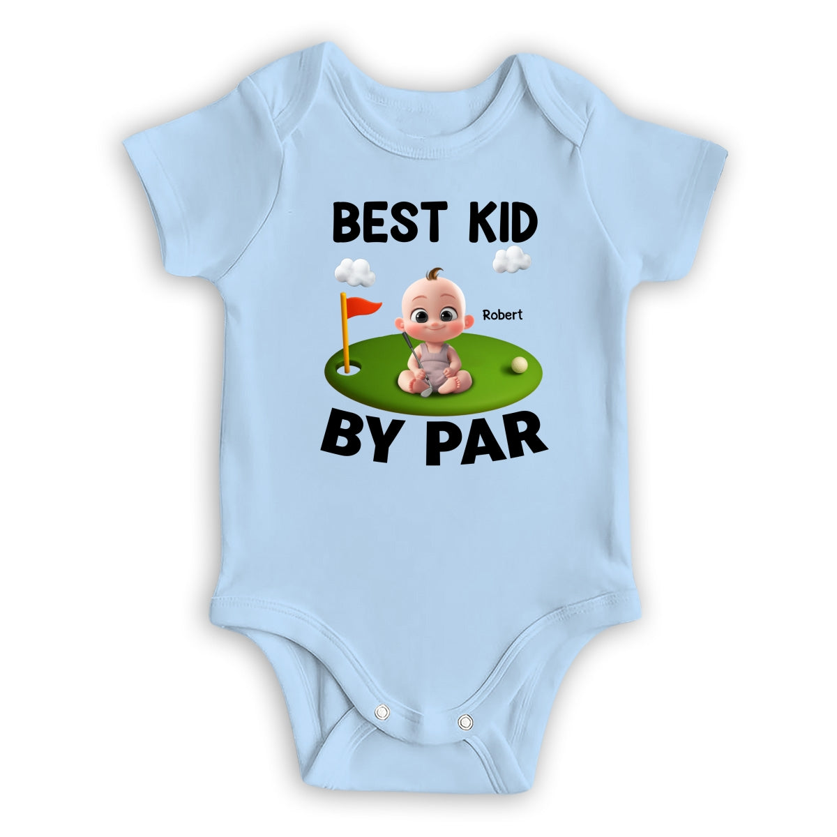 Best Dad And Kid By Par - Personalized Custom T-shirt And Onesie